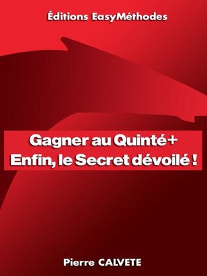 cover image of Gagner au Quinté+